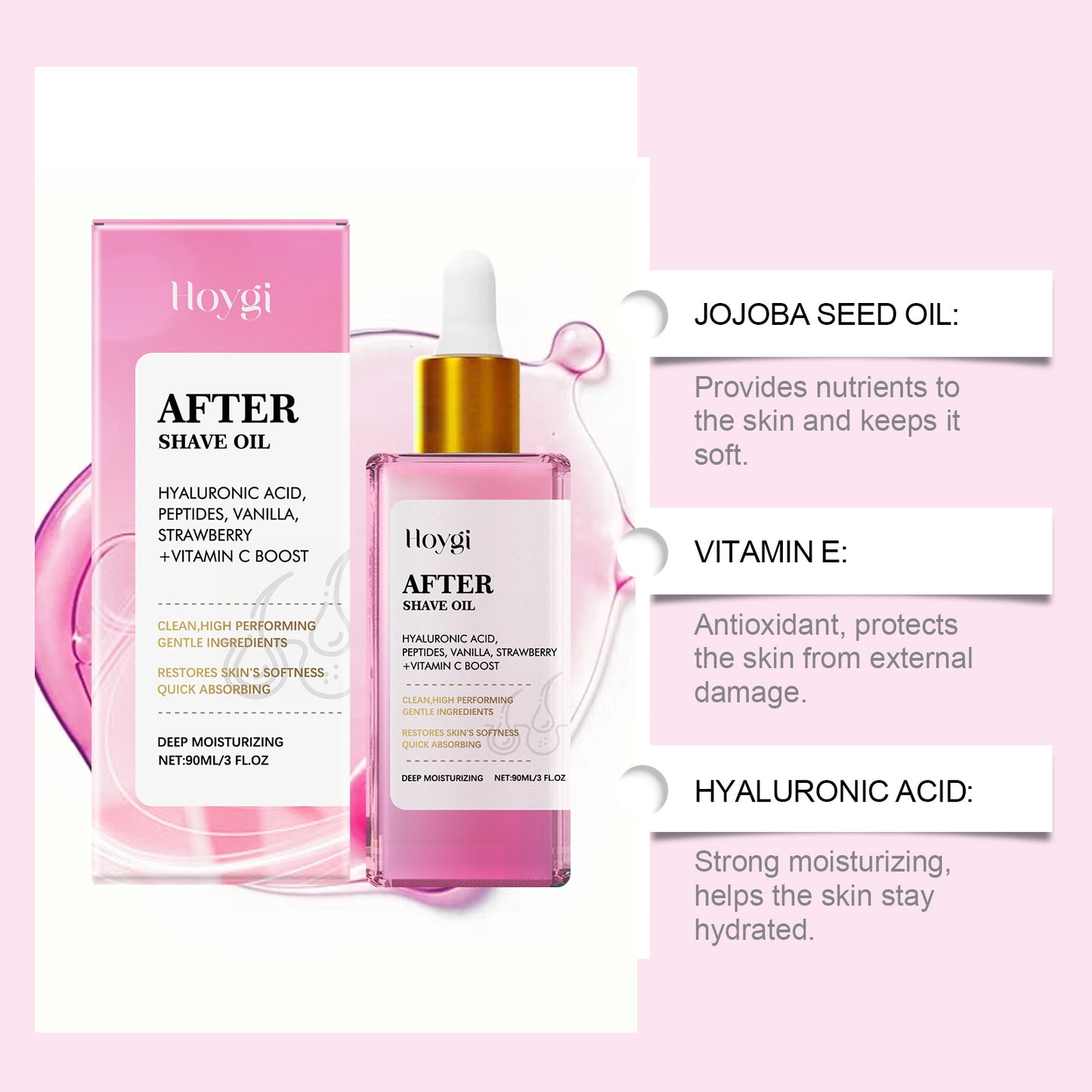 After-Shave Oil Strawberry Scented