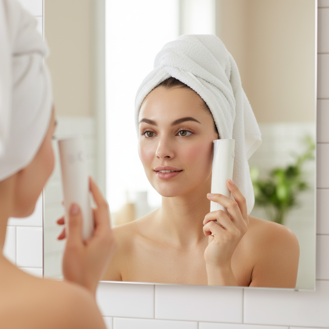 DermaGlow- Ultrasonic LED Facial Dermaplaner