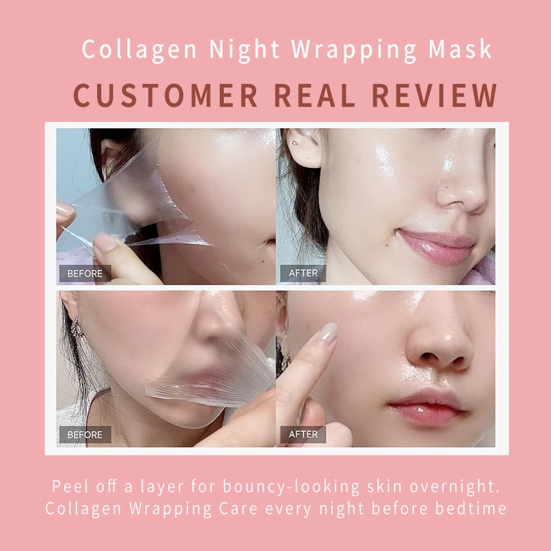 Peel-Off Collagen Mask ✨ Wake Up Glowing