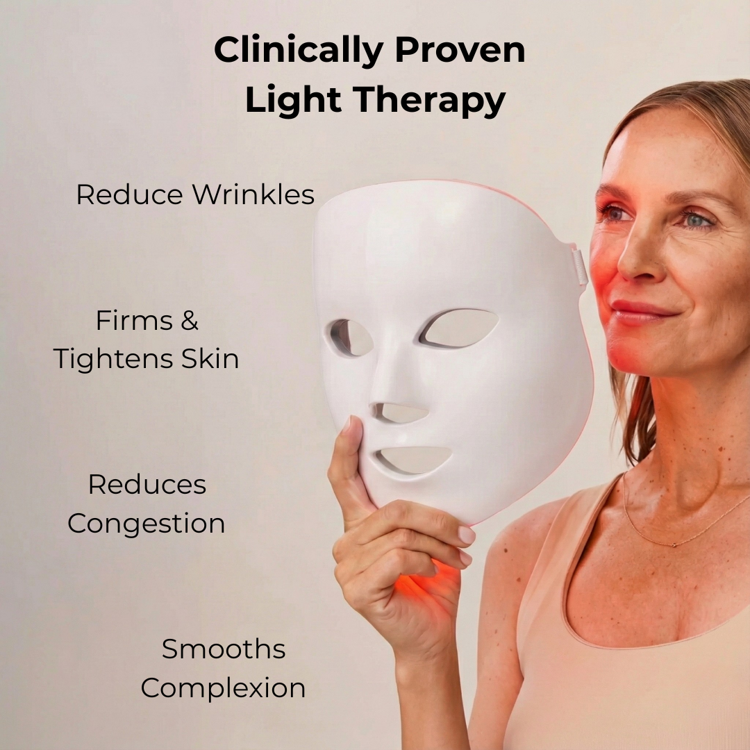 Black Friday Sale – LumiGlow LED Mask – Visibly firmer, younger looking skin in just weeks ✨