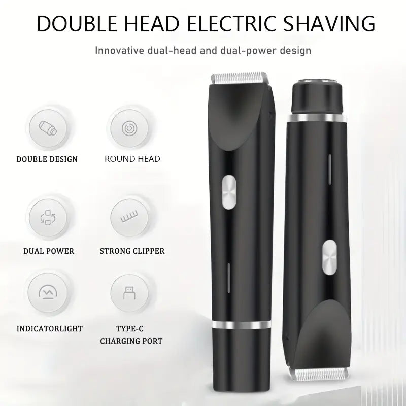 SilkyGlow Pro 2-in-1 Shaver & Trimmer