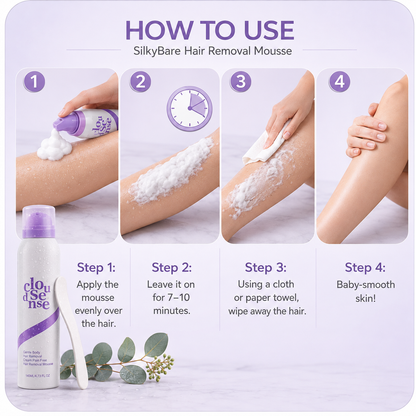 SilkyBare - Bare skin, no blade required.