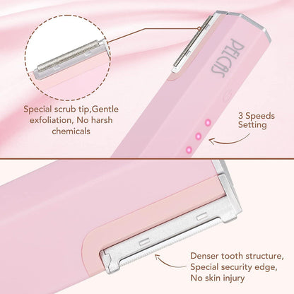 DermaGlow- Ultrasonic LED Facial Dermaplaner