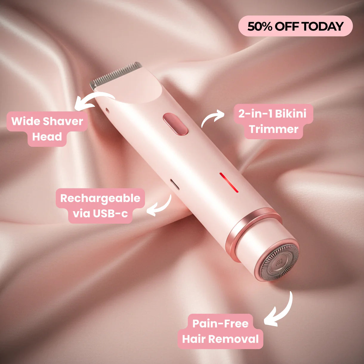 Black Friday Sale - SilkyGlow Pro - Finally, a pain-free shave for sensitive skin ✨