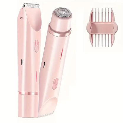 SilkyGlow Pro 2-in-1 Shaver & Trimmer