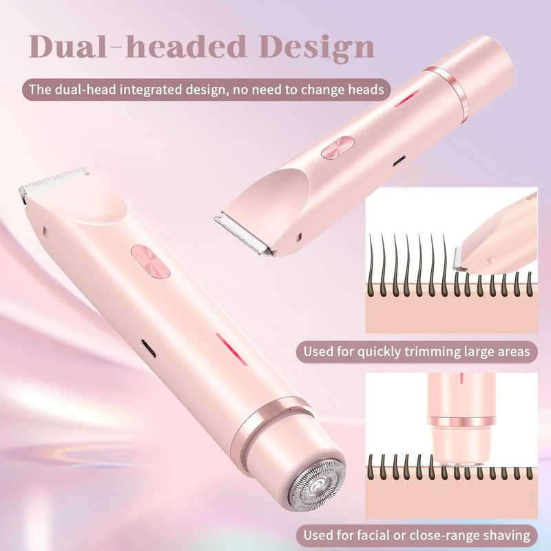SilkyGlow Pro 2-in-1 Shaver & Trimmer